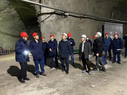 徐磊到江埡電站開展春節(jié)前檢查慰問