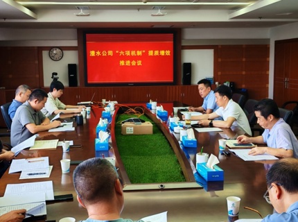 公司召開“六項機制”提質增效推進工作會議