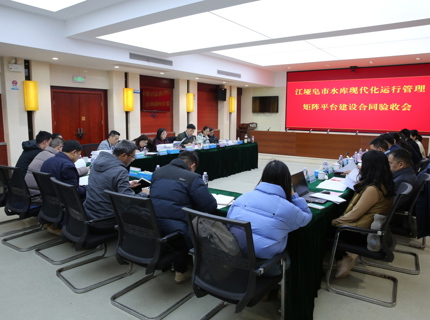 江埡皂市水庫現代化運行管理矩陣平臺建設項目通過合同驗收