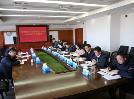 澧水公司黨組傳達(dá)學(xué)習(xí)貫徹2026年全國水利工作會議精神