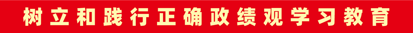 樹立和踐行正確政績觀學習教育